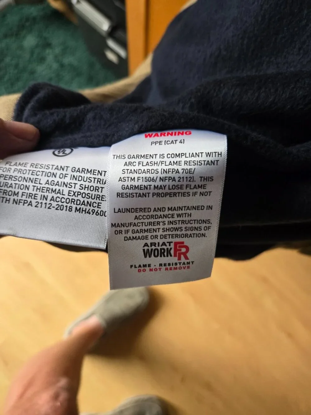 Ariat work wear XXL IBEW logo's NWT's